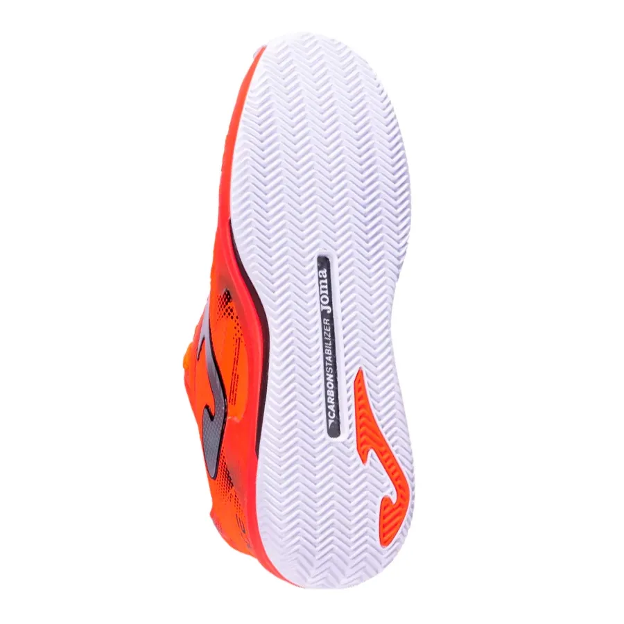 Imagen 3 de 5 de Zapatillas Joma Tenis Ace-NARANJA FLUOR