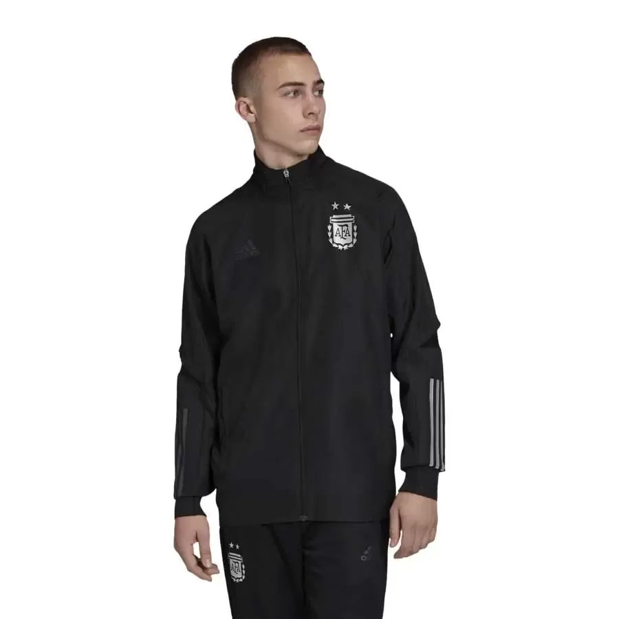 Imagen 3 de 6 de Campera adidas Seleccion Argentina Pre Jkt-NEGRO