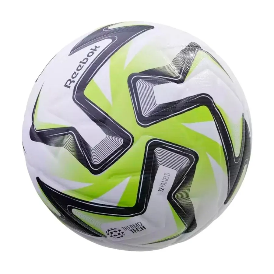 Imagen 1 de 3 de Pelota Reebok Kick N5-BLANCO/NEGRO/AMARILLO