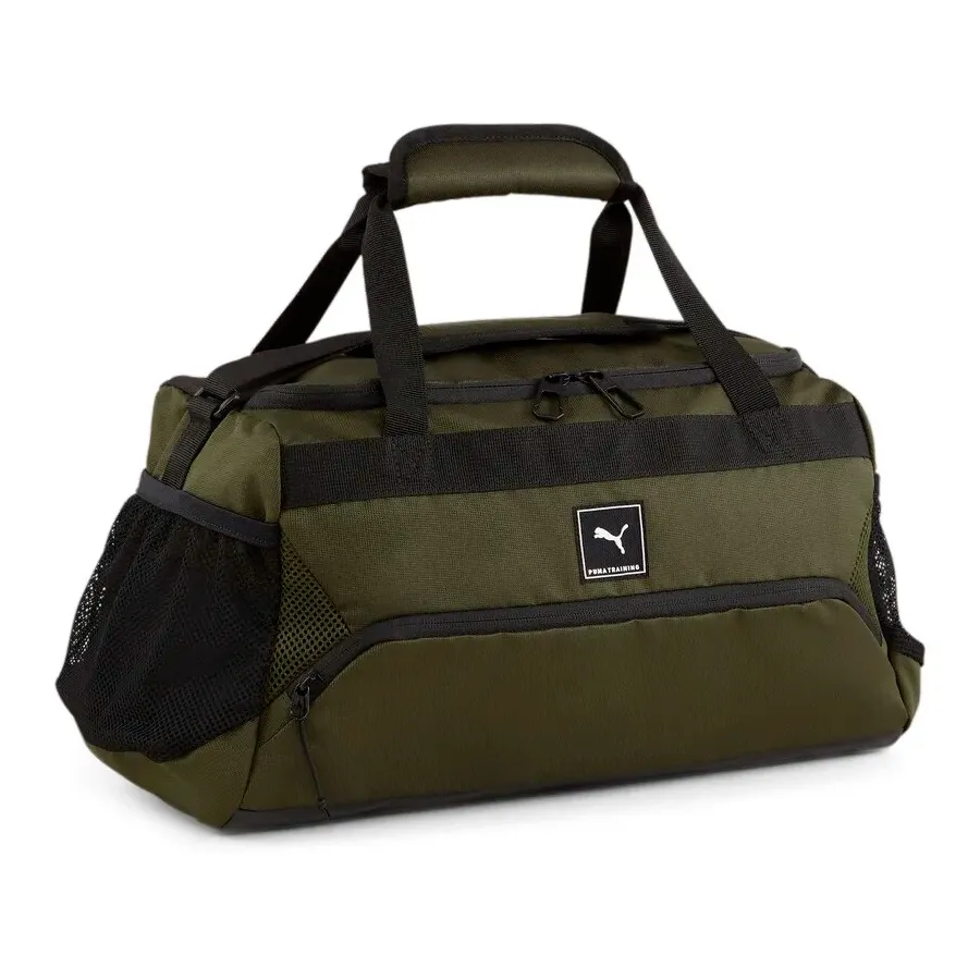 Imagen 0 de 3 de Bolso Puma Training Small Sports-VERDE MILITAR/NEGRO