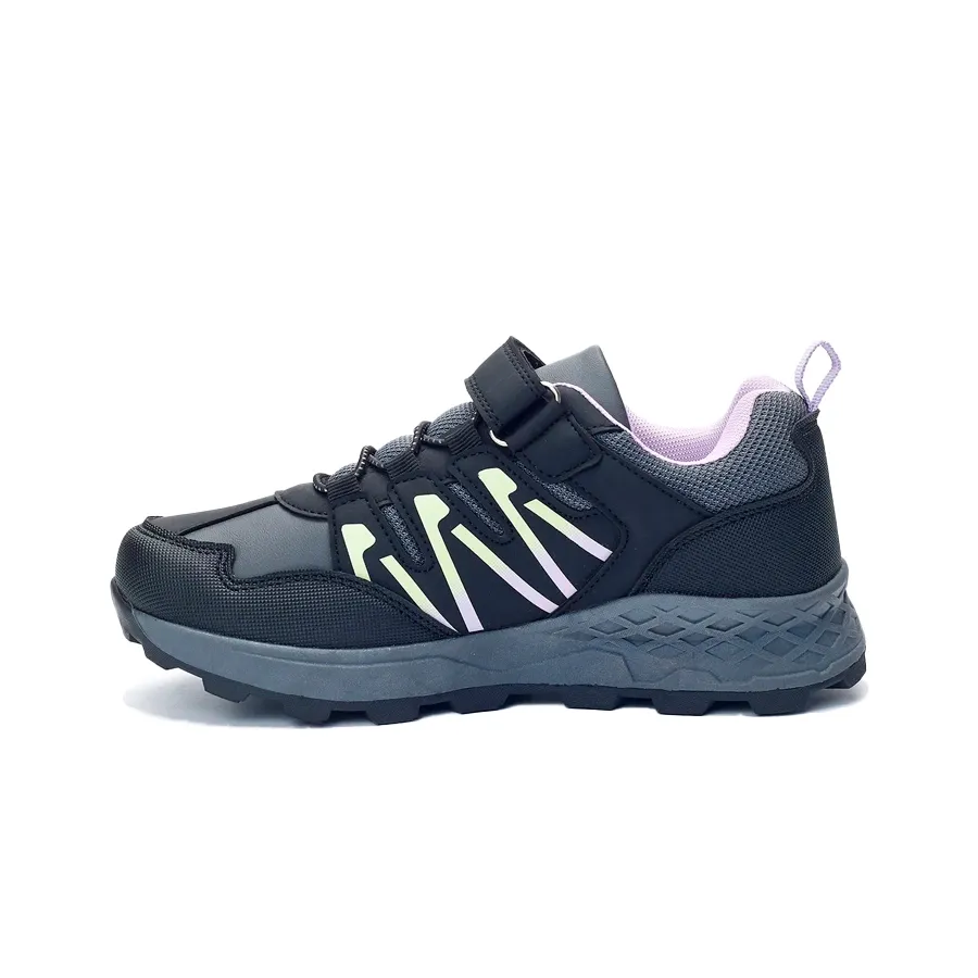 Imagen 1 de 4 de Zapatillas Atomik Nepal Kids V 24-NEGRO/LILA/AMARILLO