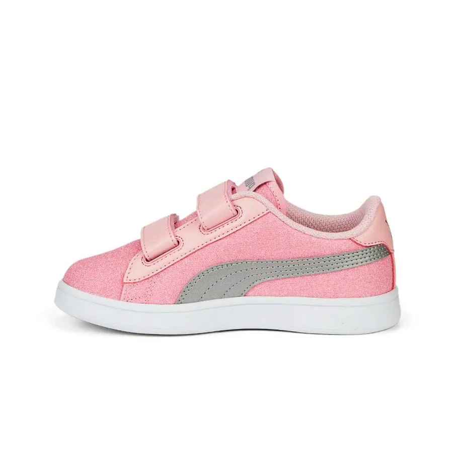 Imagen 1 de 5 de Zapatillas Puma Smash V2 Glitz Ps-ROSA/GRIS