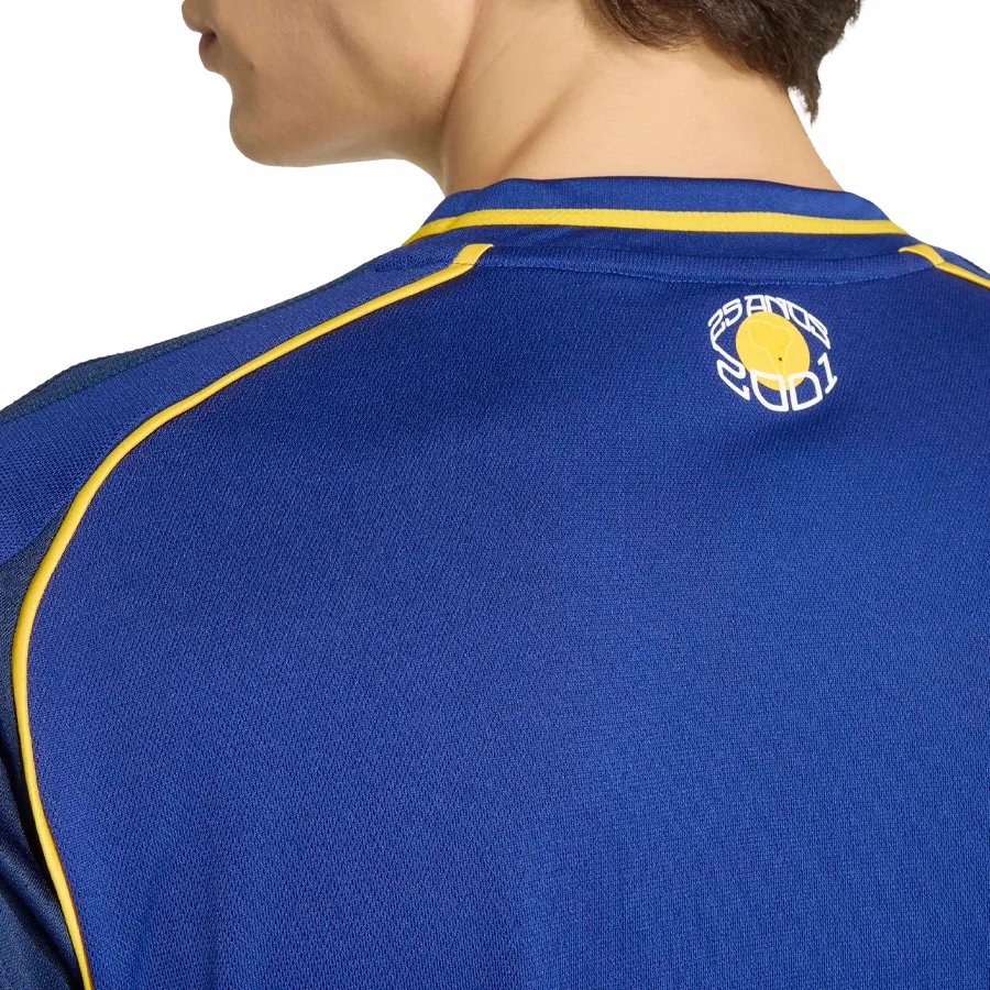 Imagen 5 de 6 de Camiseta adidas Boca Juniors 25 Aniversario Bicampeón De América 2001-AZUL/AMARILLO