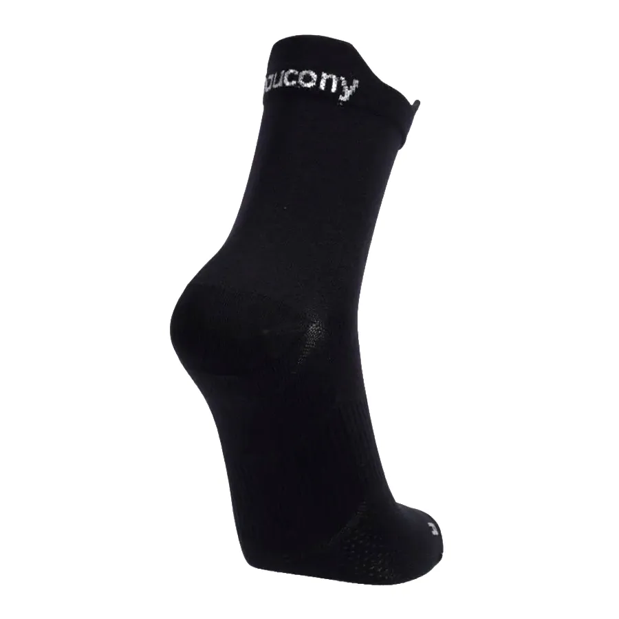 Imagen 3 de 4 de Medias Saucony Elite Mid Crew-NEGRO