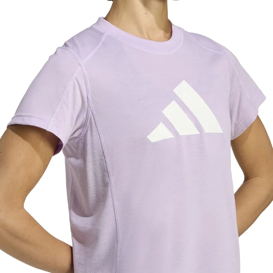 Imagen 3 de 5 de Remera adidas Train Essentials Big Logo-LAVANDA