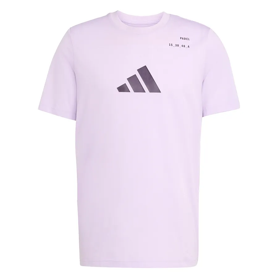 Imagen 3 de 4 de Remera adidas Padel Category Graphic Tee-LILA/NEGRO