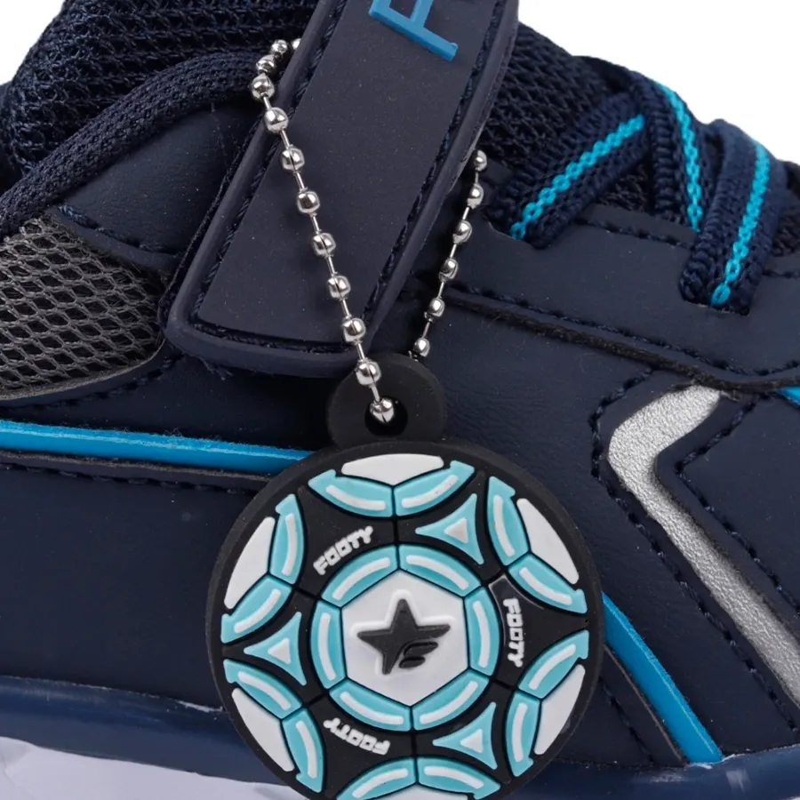 Imagen 5 de 7 de Zapatillas Footy Mini Mundial Con Luz-MARINO/AZUL FRANCIA