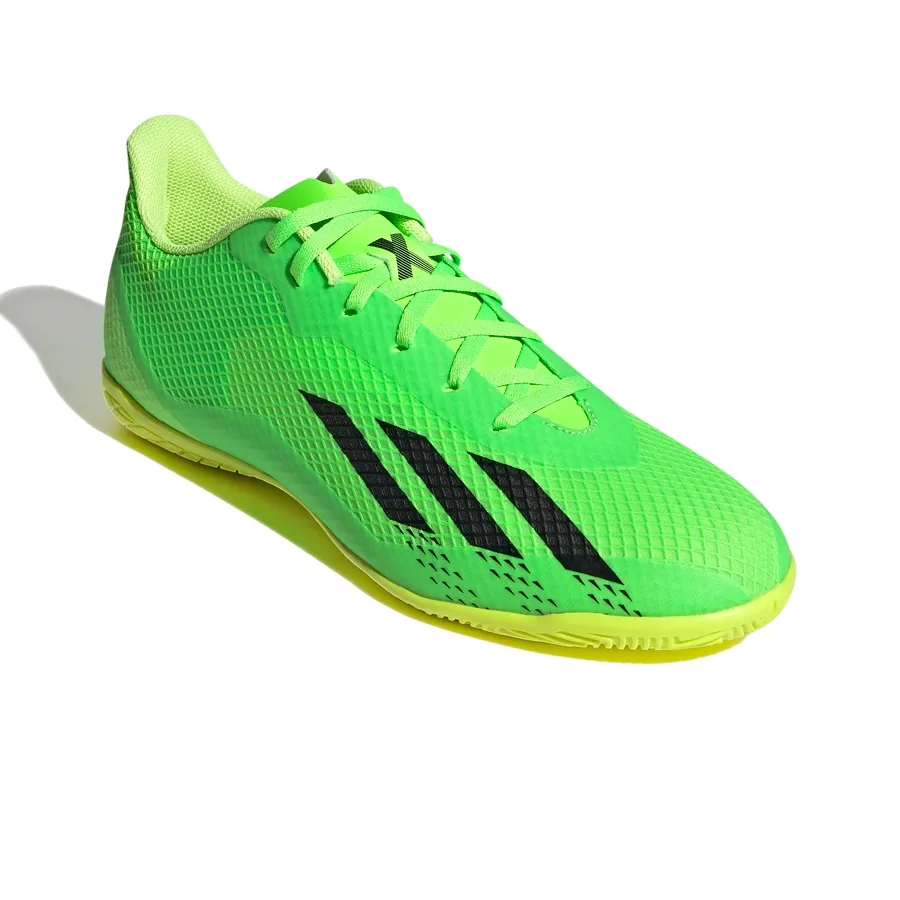 Imagen 2 de 3 de Botines adidas X Speedportal 4 Indoor-VERDE FLUOR/NEGRO/AMARILLO