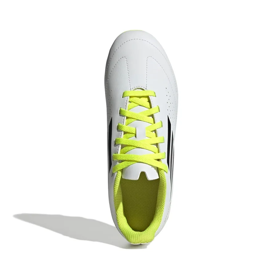 Imagen 3 de 7 de Botines adidas Deportivo 3 Flexible Ground Boots-BLANCO/NEGRO/AMARILLO FLUOR