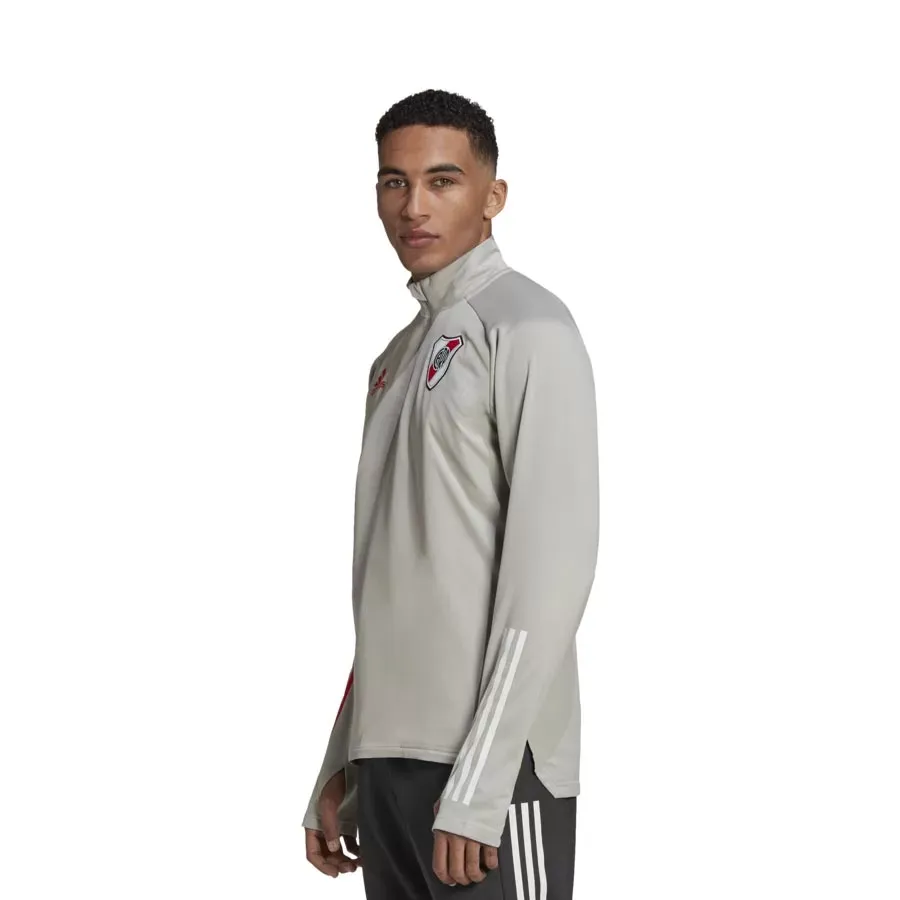 Imagen 1 de 5 de Buzo adidas River Plate Wrm Top-GRIS/ROJO/BLANCO