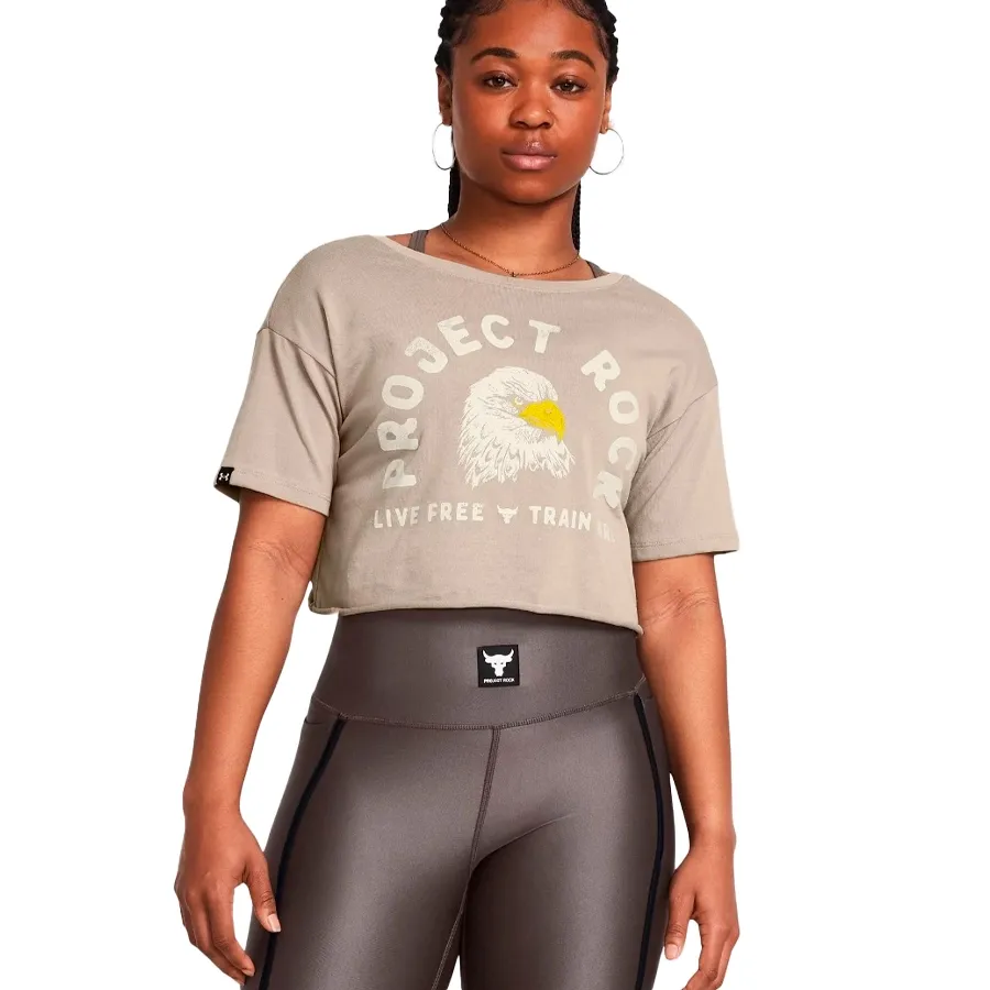 Imagen 0 de 4 de Remera Under Armour Project Rock Balance Graphic-MARRON