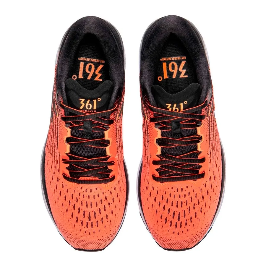 Imagen 2 de 4 de Zapatillas 361º Meraki 4-NEGRO/NARANJA FLUOR