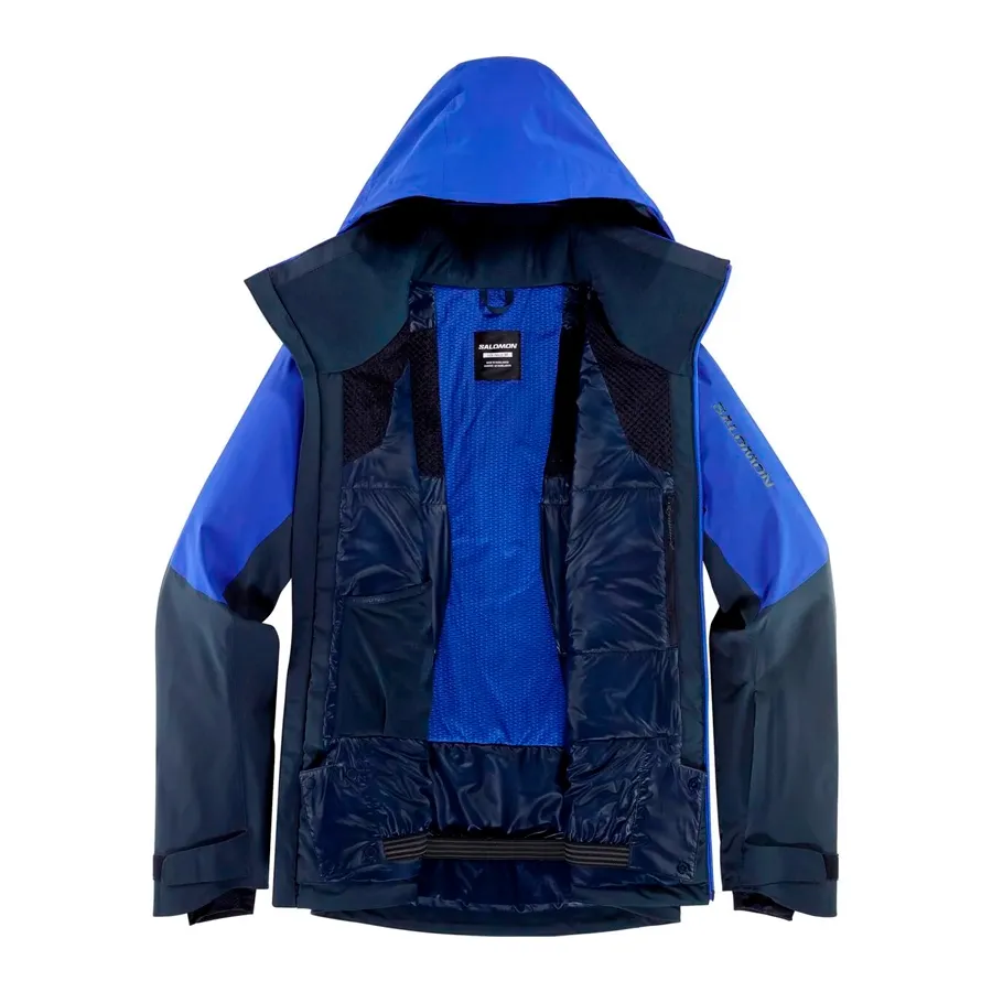 Imagen 3 de 7 de Campera Salomon Brilliant 20K-AZUL/NEGRO