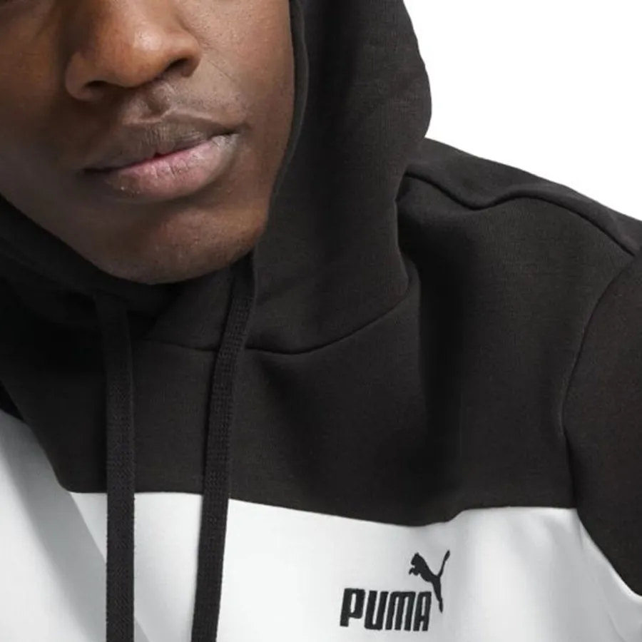 Imagen 2 de 4 de Buzo Puma Essential Block Tr-NEGRO/BLANCO
