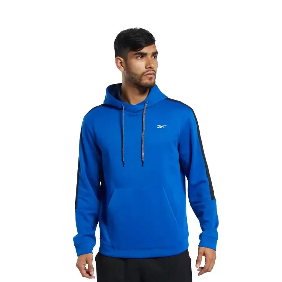 Imagen 2 de 5 de Buzo Reebok Workout-AZUL/NEGRO