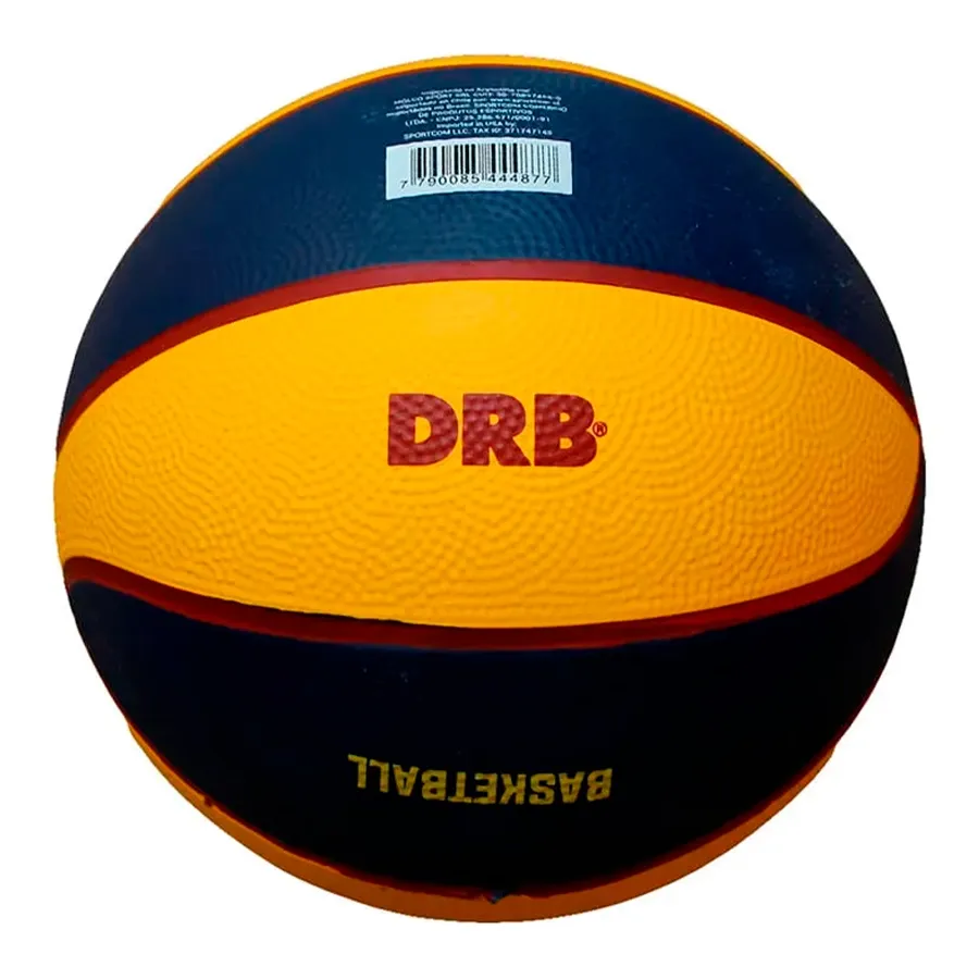 Imagen 1 de 3 de Pelota DRB Dribbling de Básquet Fama 21 Nº3-AMARILLO/MARINO