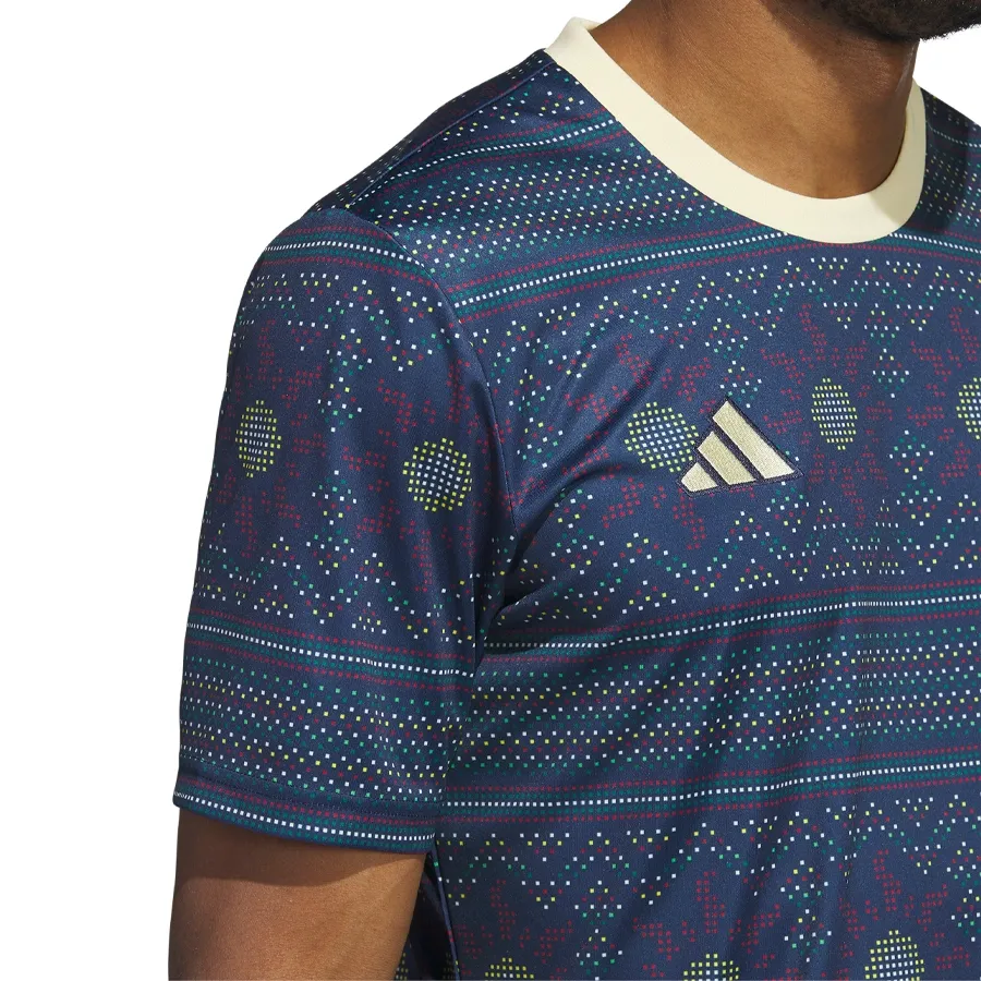 Imagen 4 de 6 de Camiseta adidas Pre-Partido Jamaica Tiro 23-MARINO/ROJO