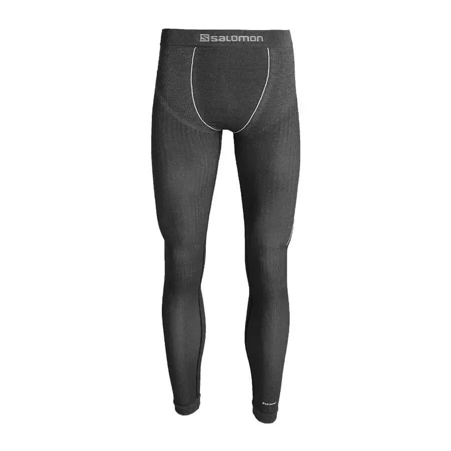 Imagen 0 de 5 de Calza Salomon Primo Warm-NEGRO/BLANCO/GRIS