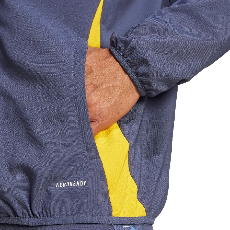 Imagen 4 de 5 de Campera adidas de Presentación Boca Juniors 24/25-AZUL MARINO/AMARILLO