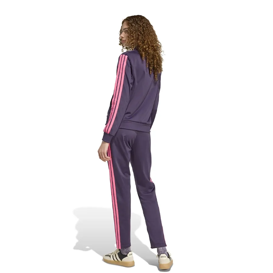 Imagen 2 de 7 de Conjunto adidas Essentials 3 Stripes-MORADO/ROSA
