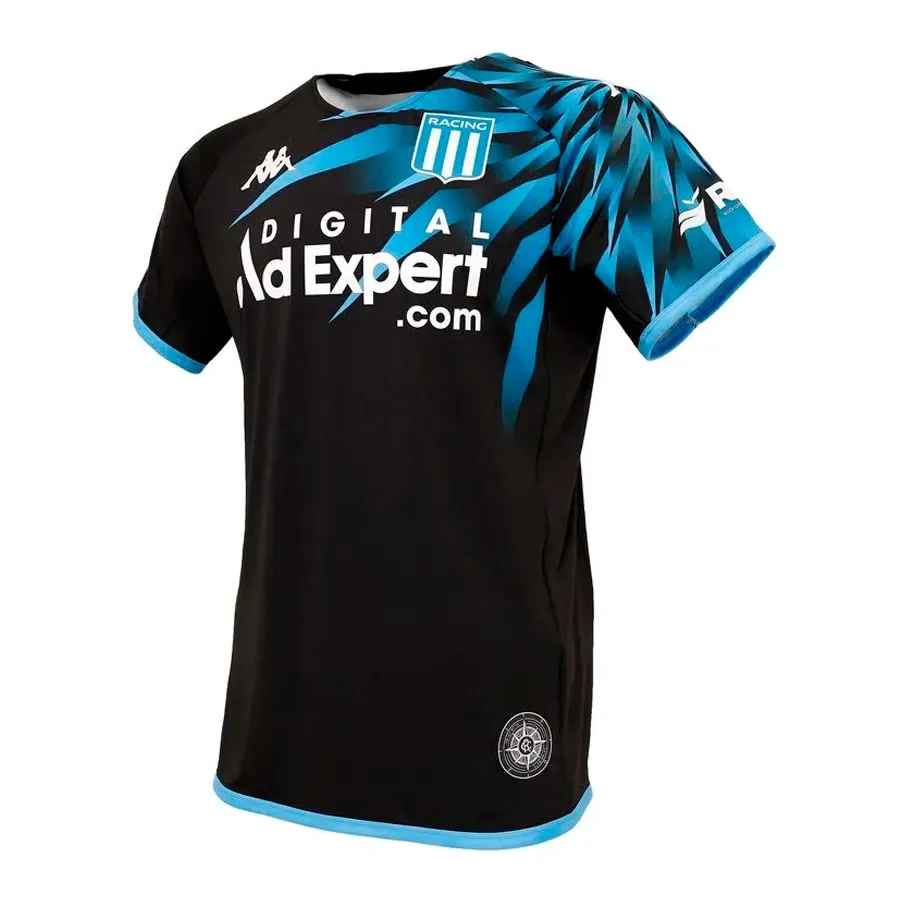 Imagen 2 de 4 de Camiseta Kappa Kombat 4 Racing 2023-NEGRO/CELESTE