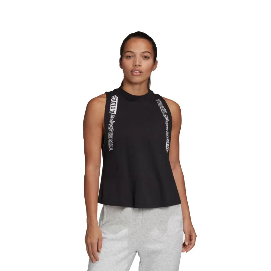 Imagen 3 de 6 de Musculosa adidas Estampada-NEGRO