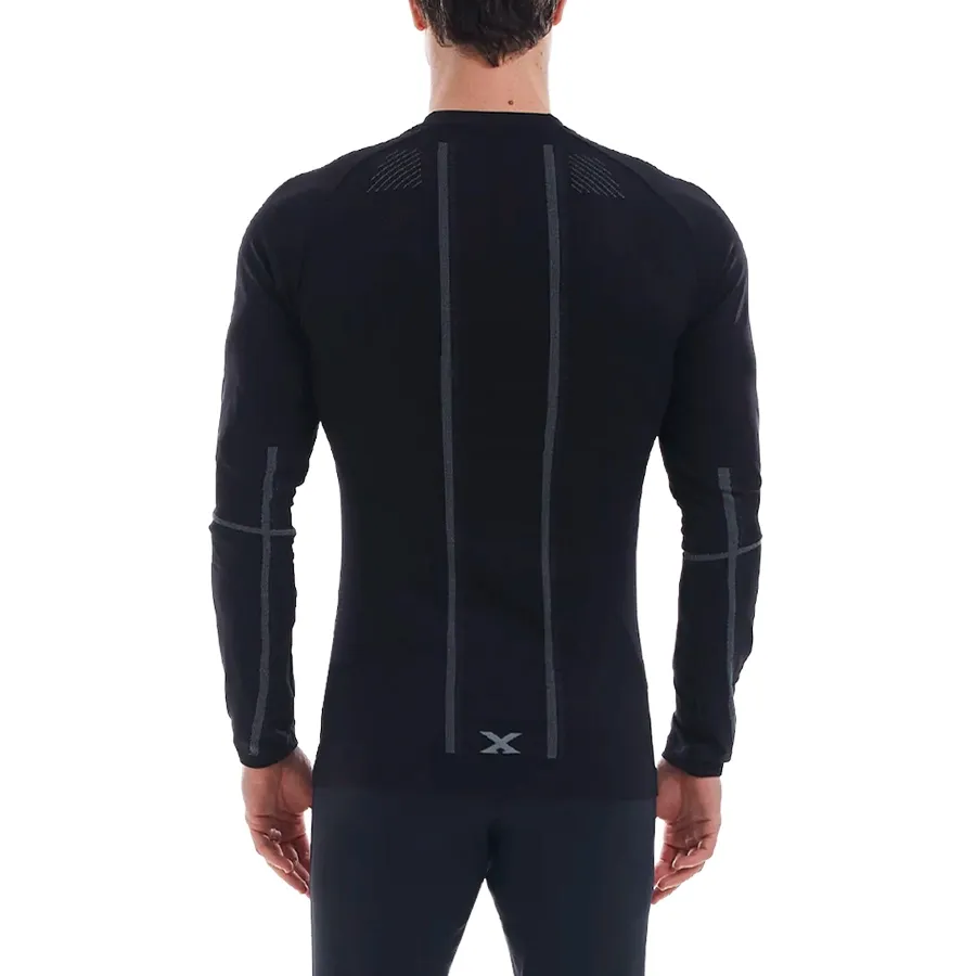 Imagen 1 de 2 de Remera Xpirit Buzo Activewear Manga Larga-NEGRO