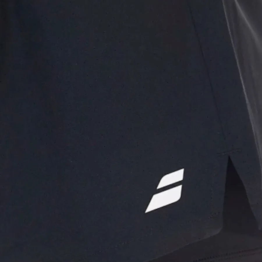 Imagen 4 de 5 de Short Babolat 2-In-1 Drive-NEGRO