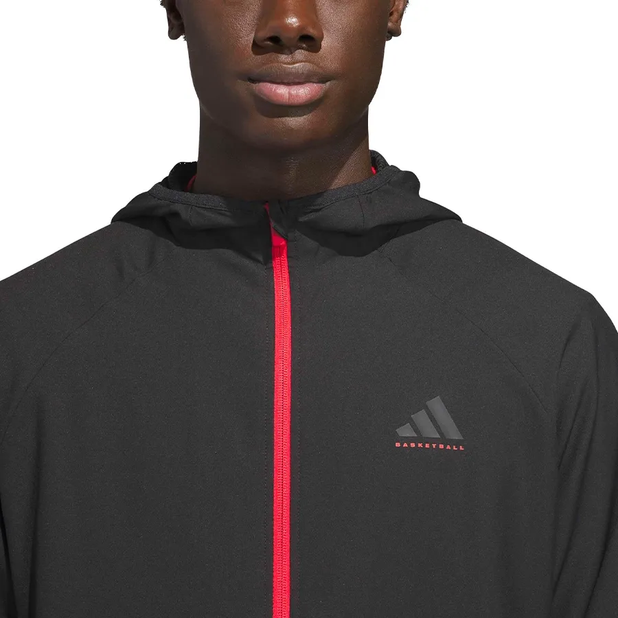 Imagen 3 de 5 de Campera adidas Crazylite-NEGRO/ROJO