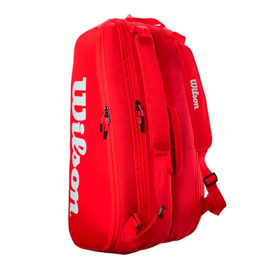 Imagen 1 de 2 de Raquetero Wilson Super Tour 15 Pk-ROJO