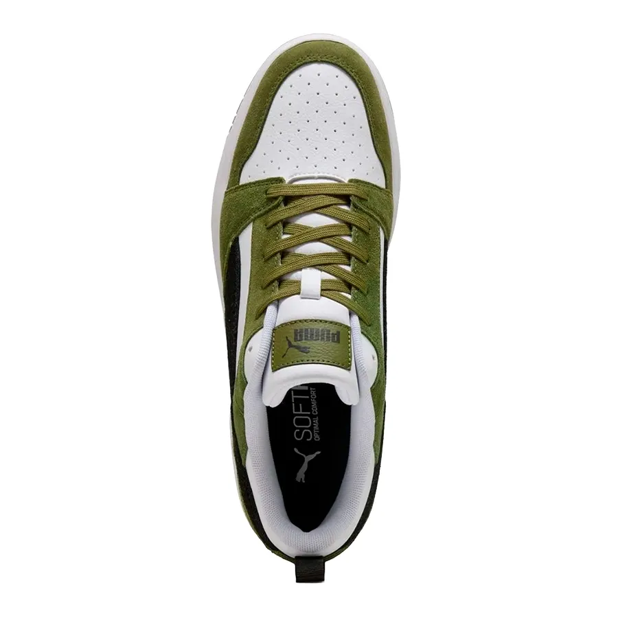 Imagen 3 de 6 de Zapatillas Puma Rebound V6 Low-VERDE SECO/BLANCO/NEGRO