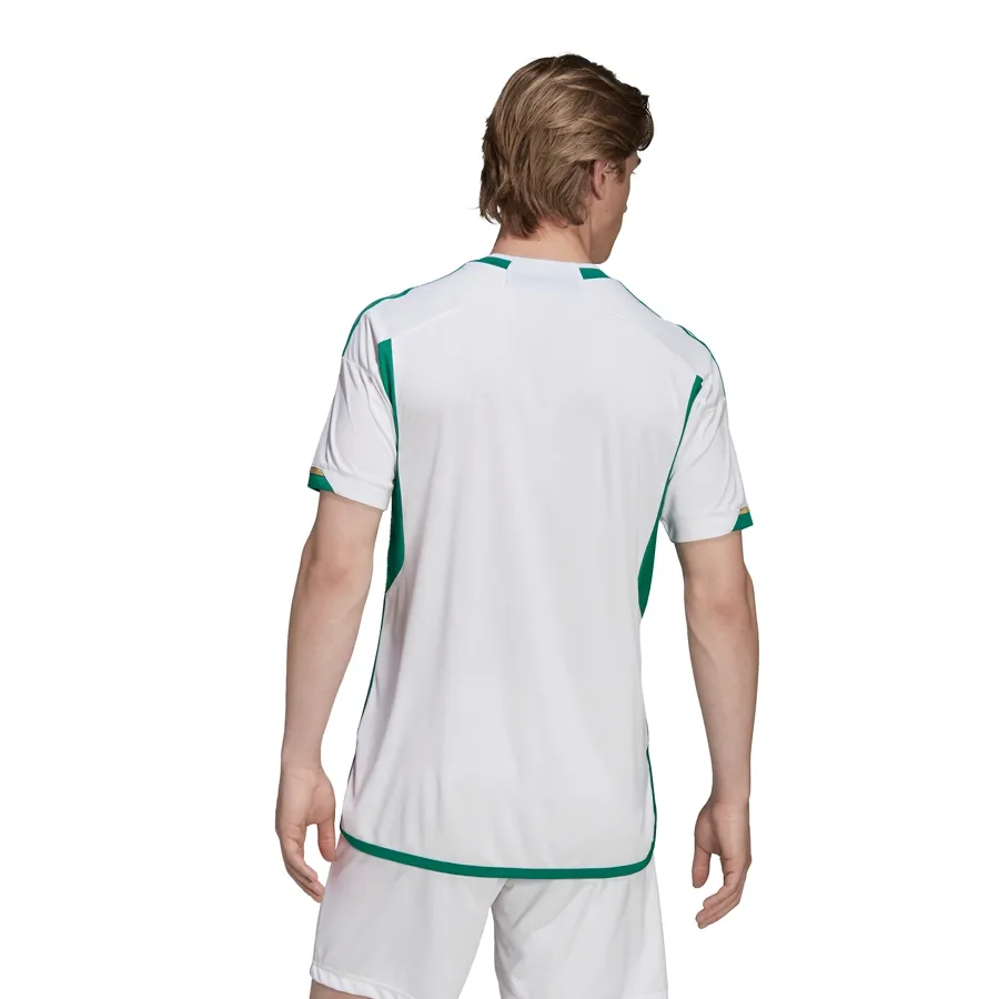 Imagen 3 de 6 de Camiseta adidas Titular Argelia 22-BLANCO/VERDE