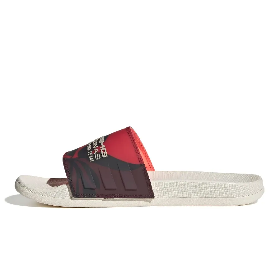 Imagen 2 de 7 de Ojotas adidas Comfort del equipo de Fórmula 1 Mercedes-BLANCO/ROJO