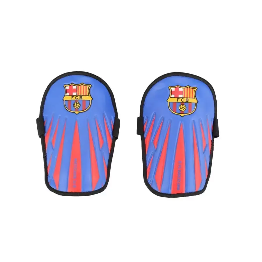 Imagen 1 de 2 de Canilleras DRB Barcelona Estadio Drb-AZUL/ROJO