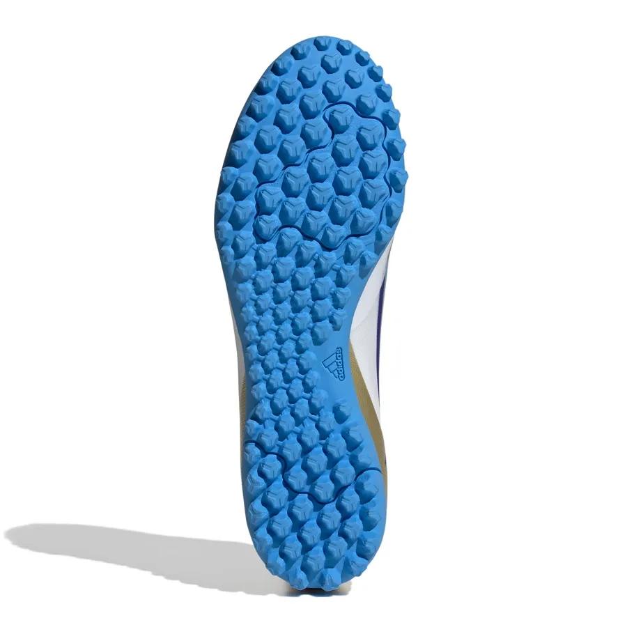 Imagen 4 de 7 de Botines adidas X Crazyfast Club Tf-AZUL/CELESTE/DORADO