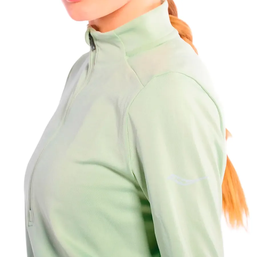 Imagen 3 de 4 de Buzo Saucony Triumph Brushed-VERDE AGUA