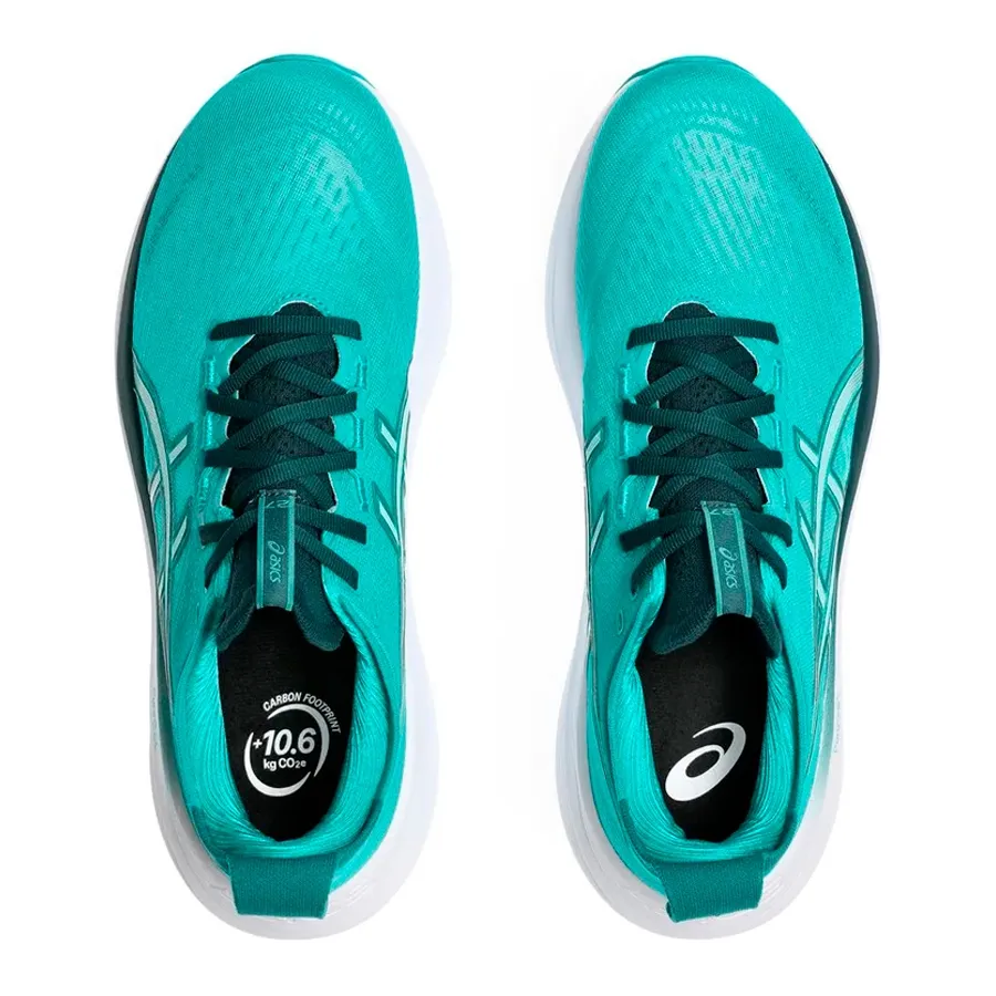 Imagen 4 de 7 de Zapatillas Asics Gel Nimbus 27-VERDE AGUA/PETROLEO