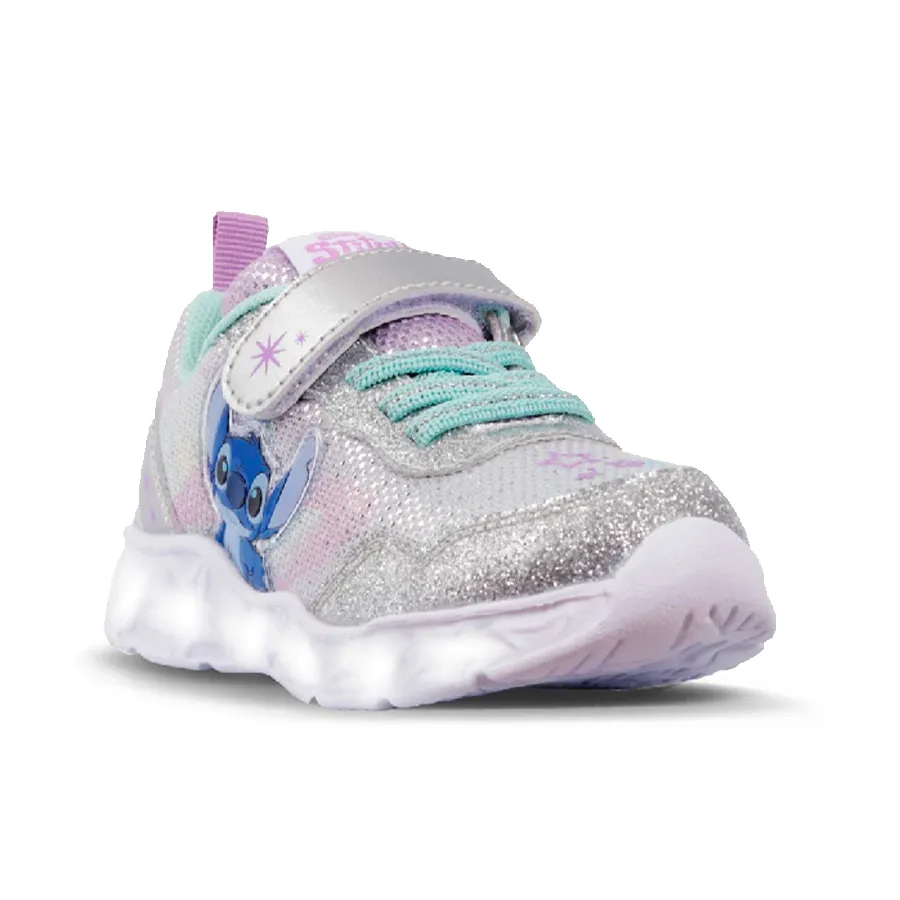 Imagen 1 de 3 de Zapatillas Footy Stitch Is Magic con Luz Led-PLATA/VERDE AGUA/LILA