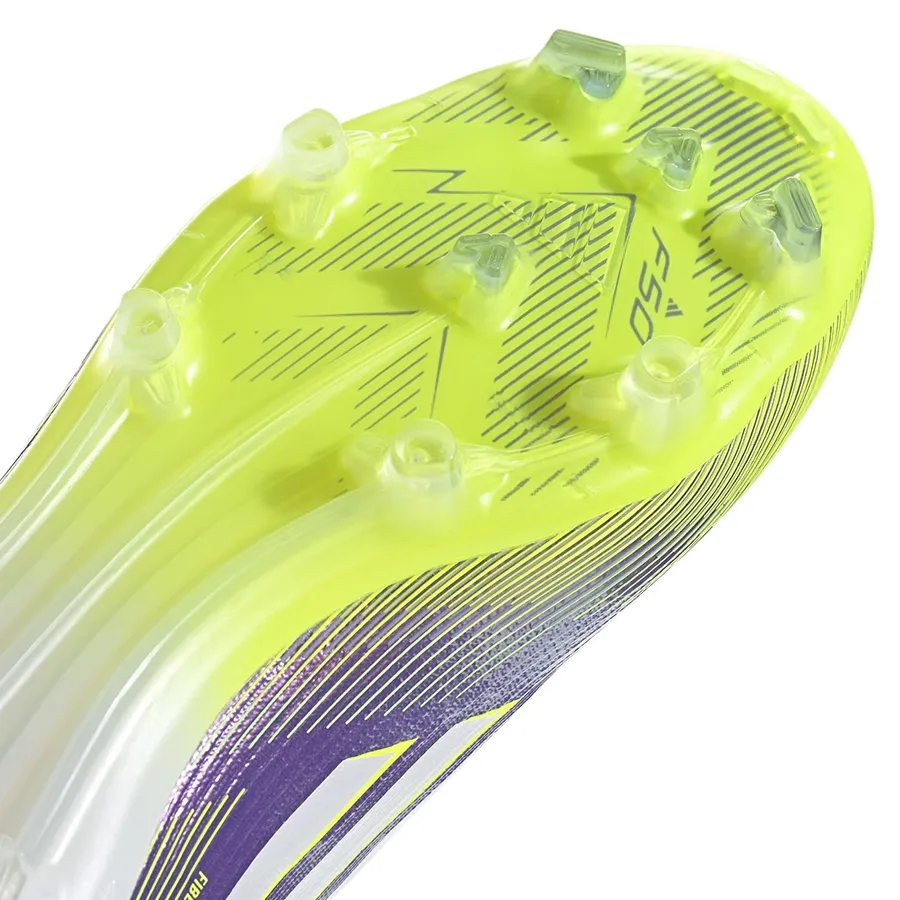 Imagen 6 de 7 de Botines adidas F50 Pro Fg-VIOLETA/BLANCO/VERDE FLUOR