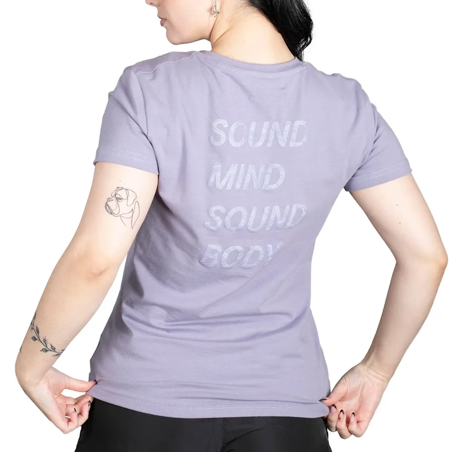 Imagen 2 de 3 de Remera Asics Sound Mind Ss23-VIOLETA