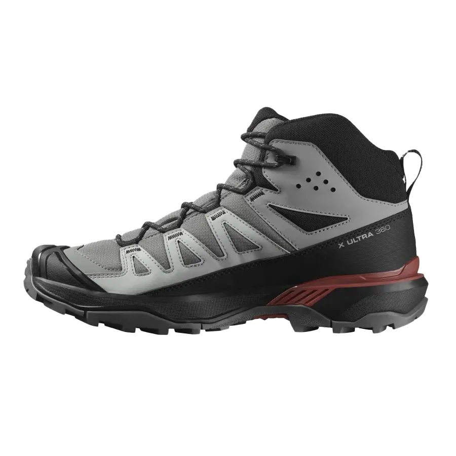 Imagen 2 de 6 de Zapatillas Salomon X Ultra 360 Mid Gtx-GRIS/NEGRO