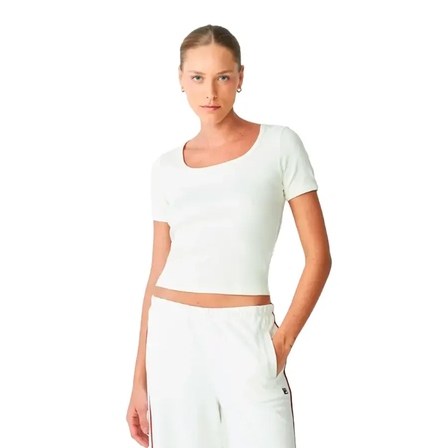 Imagen 0 de 3 de Remera Fila Slim Rib-CRUDO
