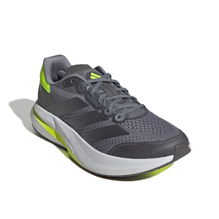 Imagen 1 de 7 de Zapatillas adidas Duramo Speed 2-GRIS/LIMA