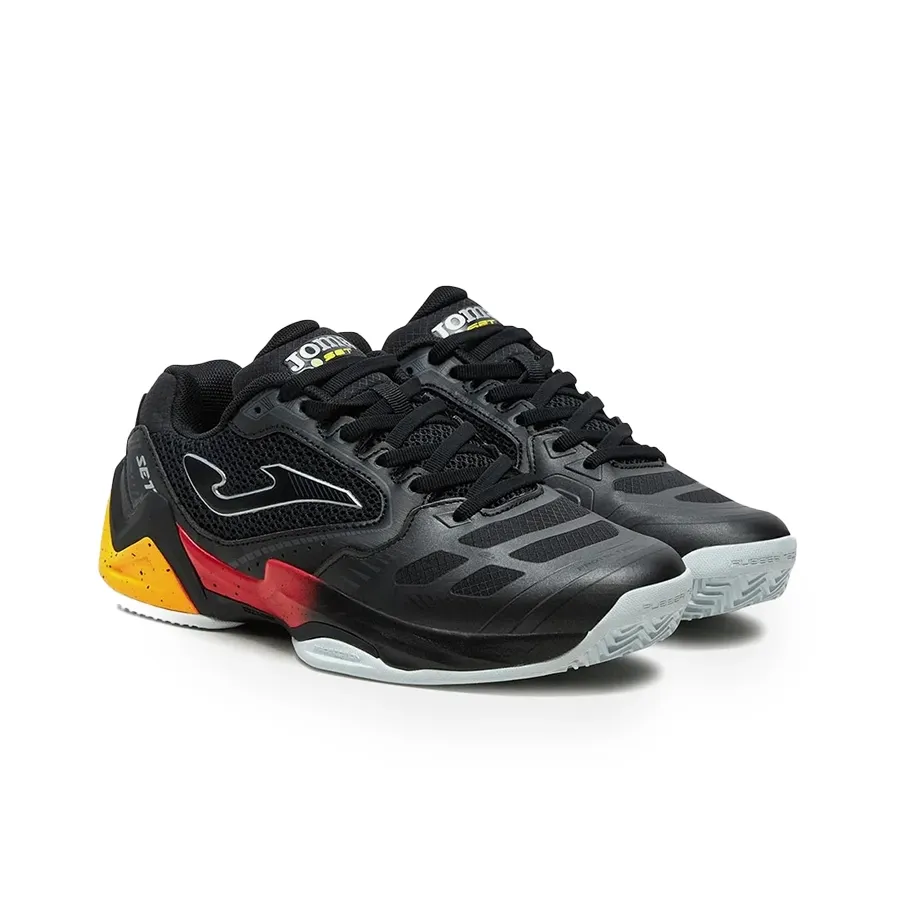 Imagen 1 de 5 de Zapatillas Joma Set Men de Tenis-NEGRO/NARANJA/ROJO