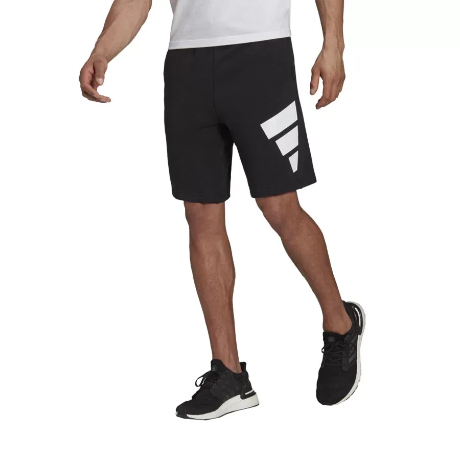 Imagen 0 de 6 de Shorts adidas Sportswear Future Icons Logo Estampado-NEGRO/BLANCO