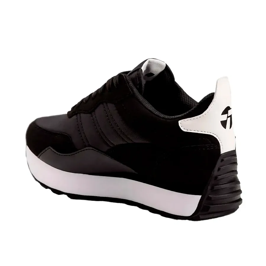 Imagen 3 de 6 de Zapatillas Topper Temple Plataforma-NEGRO/BLANCO