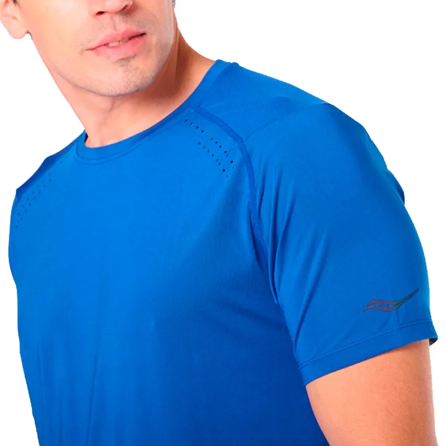 Imagen 2 de 5 de Remera Saucony Hurricane-AZUL
