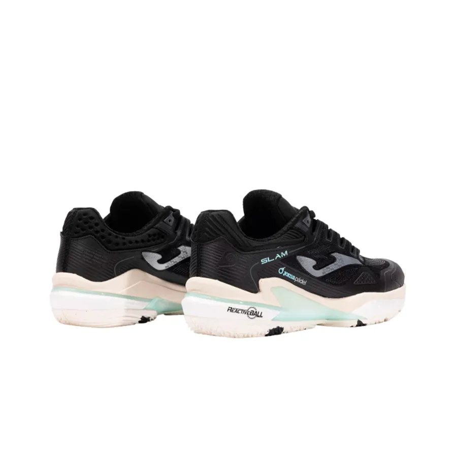 Imagen 4 de 5 de Zapatillas Joma Slam Lady-NEGRO/VERDE AGUA