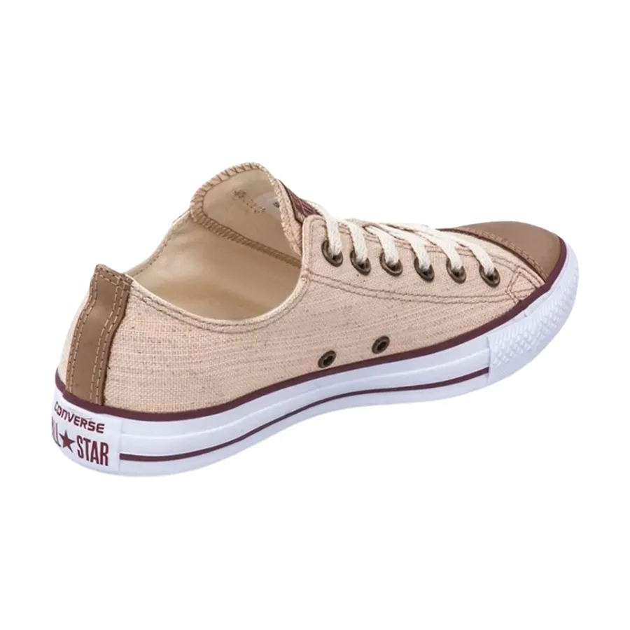 Imagen 1 de 3 de Zapatillas Converse Chuck Taylor All Star Linen-NATURAL/BEIGE/BORDO