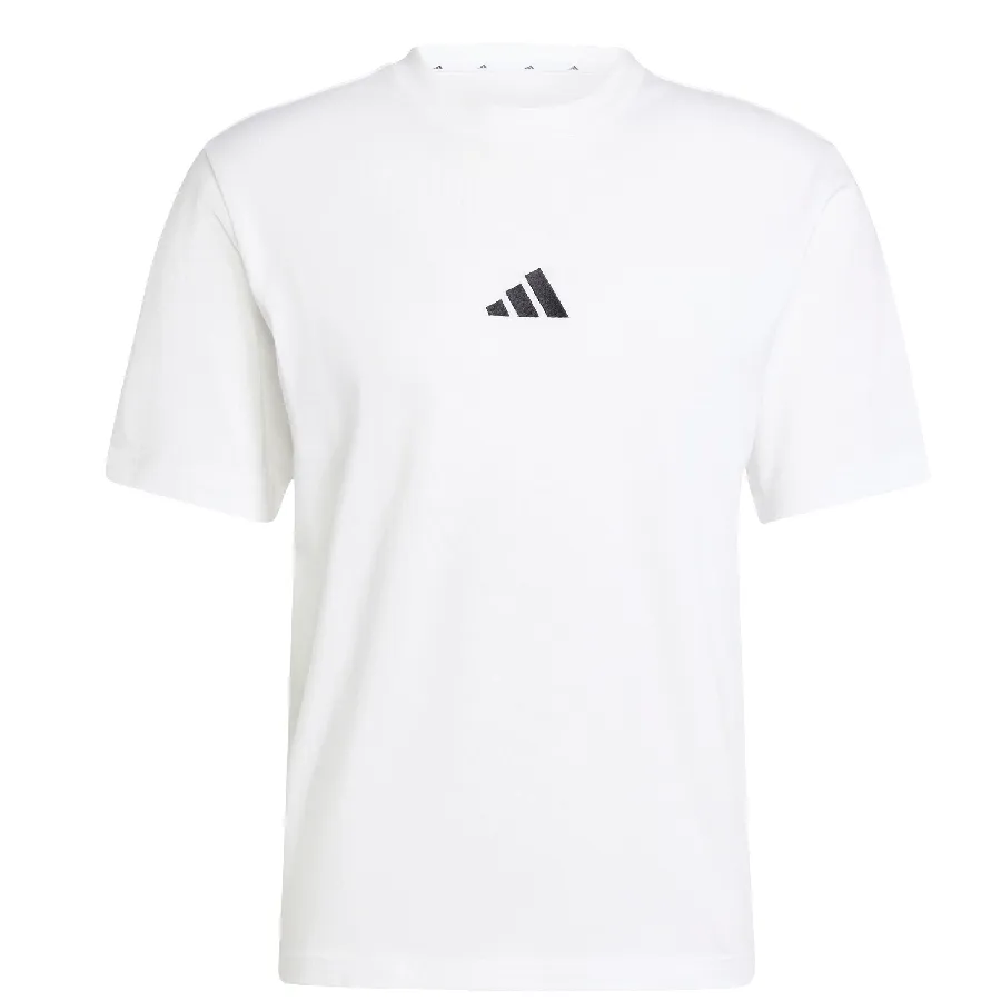 Imagen 1 de 5 de Remera adidas Essentials Small Logo Single-BLANCO